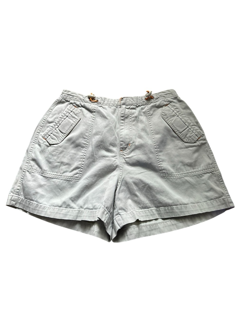 🆕Carolina Blues Tan Cotton Shorts with Orange Trim